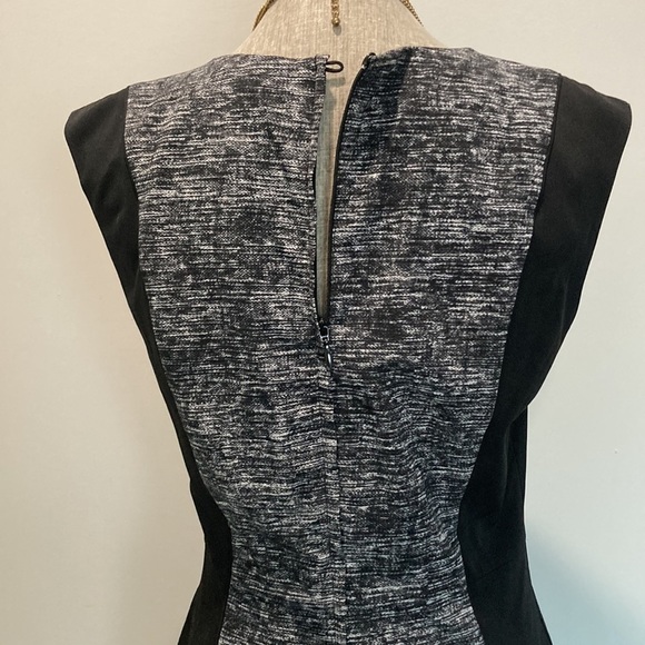 NWOT H&M Black Sleeveless Sheath V Neck Stretch Dress. - Picture 5 of 9